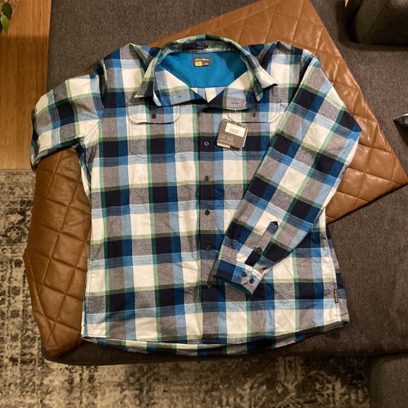 Eddie Bauer Mountain Expedition Flannel - Size 2XL Tall - Picture 3 of 3
